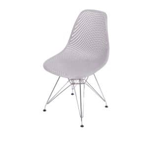 Cadeira Colmeia Base Cromada Jantar Or Design 1119