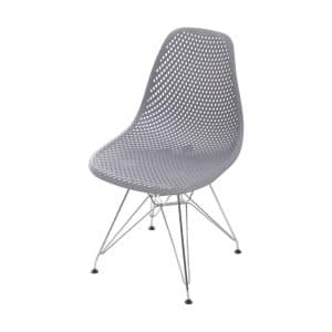 Cadeira Colmeia Base Cromada Jantar Or Design 1119