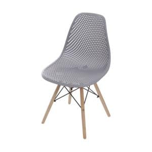 Cadeira Colmeia Base Madeira Jantar Or Design 1119