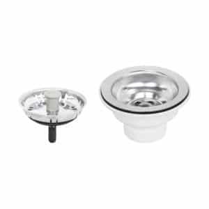 Cuba Aço Inox Tramontina N 1 Prime 47x30,5x17 C/válvula Cor Prateado