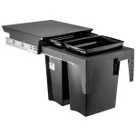 Lixeira Master Deslizante Dupla 30l Ecológica - Schmitt 0008