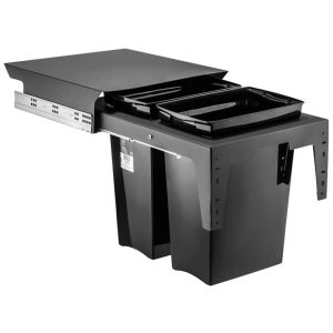 Lixeira Master Deslizante Dupla 30l Ecológica - Schmitt 0008