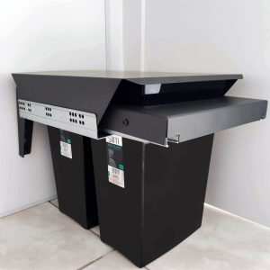 Lixeira Master Deslizante Dupla 30l Ecológica - Schmitt 0008
