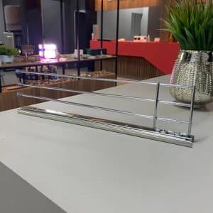 Porta Pano Toalha Deslizante Slim Triplo Cromado 7222 GTB