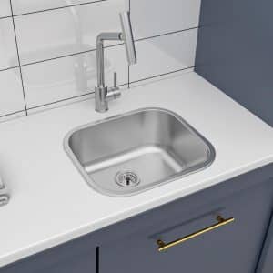 Tanque De Encaixe 40x35cm 19l Tramontina Hera Compact Inox
