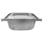 Tanque Tramontina de Parede Hera Wall 34L em Aço Inox Acetinado 50x40cm