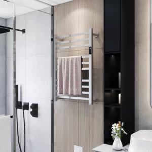 Toalheiro Térmico Grande Quadrado Inox Com Brinde