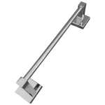 Toalheiro Térmico Grande Quadrado Inox Com Brinde