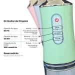 Limpador Bucal Portátil Irrigador Oral Bivolt Usb