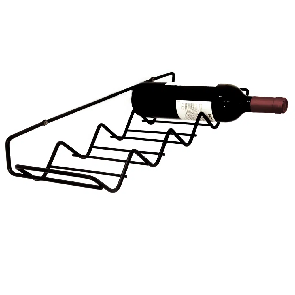 Adega Vinho de Parede Preto para 5 Garrafas - Jomer 2436