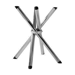 Base Pé Suporte de Mesa Palito Aço Cromado Flape