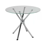 Base Pé Suporte de Mesa Palito Aço Cromado Flape
