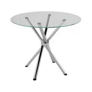 Base Pé Suporte de Mesa Palito Aço Cromado Flape