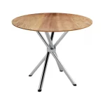Base Pé Suporte de Mesa Palito Aço Cromado Flape
