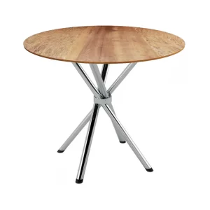 Base Pé Suporte de Mesa Palito Aço Cromado Flape