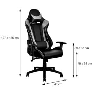 Cadeira Gamer Ergonômica 3318 OR Design | Conforto Premium para Trabalho e Jogos
