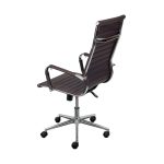 Cadeira Esteirinha Alta Corino com Base Rodizio - Or Design 3301