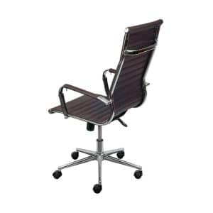 Cadeira Esteirinha Alta Corino com Base Rodizio - Or Design 3301