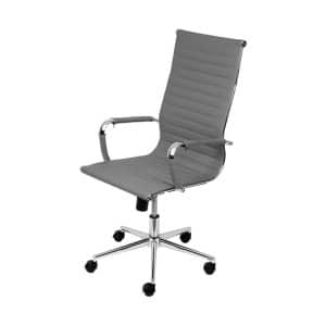 Cadeira Esteirinha Alta Corino com Base Rodizio - Or Design 3301