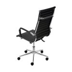 Cadeira Esteirinha Alta Corino com Base Rodizio - Or Design 3301