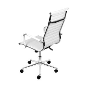 Cadeira Esteirinha Alta Corino com Base Rodizio - Or Design 3301