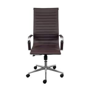 Cadeira Esteirinha Alta Corino com Base Rodizio - Or Design 3301