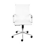 Cadeira Esteirinha Baixa Corino com Base Rodizio - Or Design 3301