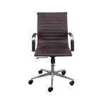 Cadeira Esteirinha Baixa Corino com Base Rodizio - Or Design 3301