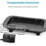 Churrasqueira BBQ Show - 1.800W Amplo Grill Controle de Temperatura 110Vou 220V - Elgin