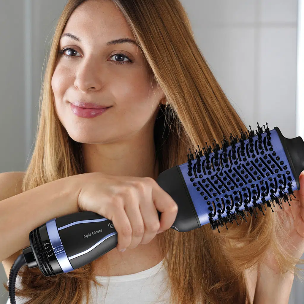 Escova Secadora Agile Glossy Elgin: 3 em 1, Bivolt, 1300W