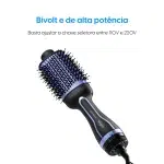 Escova Secadora Agile Glossy Elgin: 3 em 1, Bivolt, 1300W