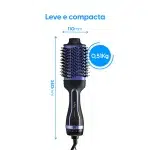 Escova Secadora Agile Glossy Elgin: 3 em 1, Bivolt, 1300W