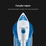 Ferro de Passar Iron Press 2 em 1 Compacto Base Antiaderente 110V/220V - Elgin