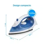 Ferro de Passar Iron Press 2 em 1 Compacto Base Antiaderente 110V/220V - Elgin