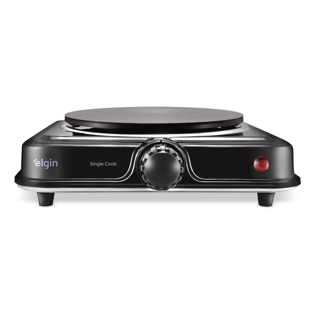 Fogão Elétrico Cooktop 1 Boca 220V 5 Temperaturas 1000W - Elgin