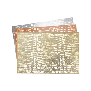 Jogo Americano PVC Quadrado 38x38cm Várias Cores - Kazalinda