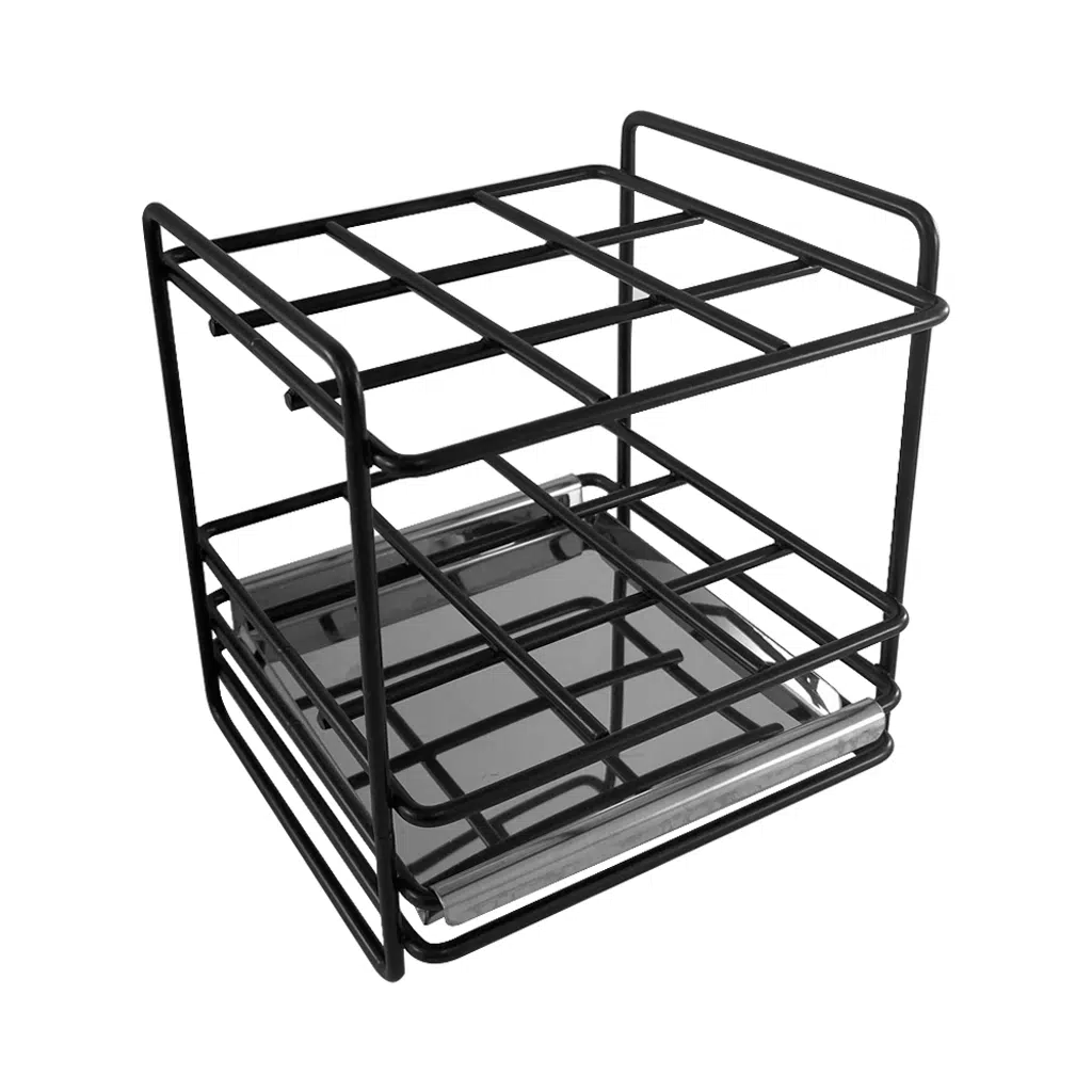 Organizador de Talheres Aço Carbono Preto - Jomer 2443