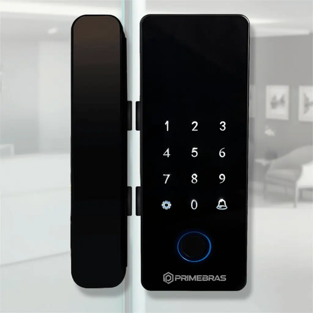 Fechadura Digital Athenas Bluetooth Primebras para Portas de Vidro
