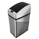 Kit Banheiro Premium Kazalinda: Toalheiro 30cm, Lixeira 6L Automática e Papeleira Dupla Inox