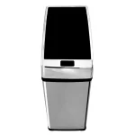 Kit Banheiro Premium Kazalinda: Toalheiro 30cm, Lixeira 6L Automática e Papeleira Dupla Inox