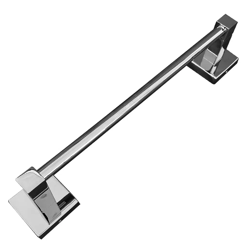 Kit Banheiro Premium Kazalinda: Toalheiro 30cm, Lixeira 6L Automática e Papeleira Dupla Inox