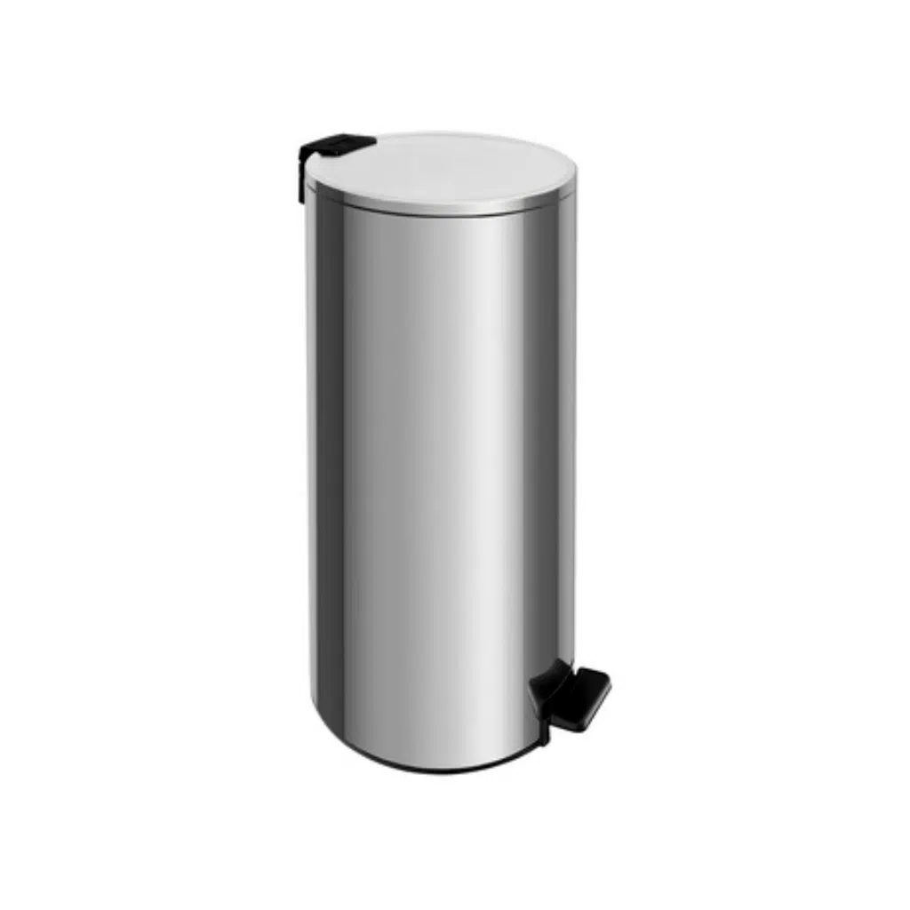 Lixeira Inox Loop 30L Tramontina com pedal