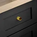 Puxador Gold Brilhante para Móvel Ponto Bali Granado Zen Design