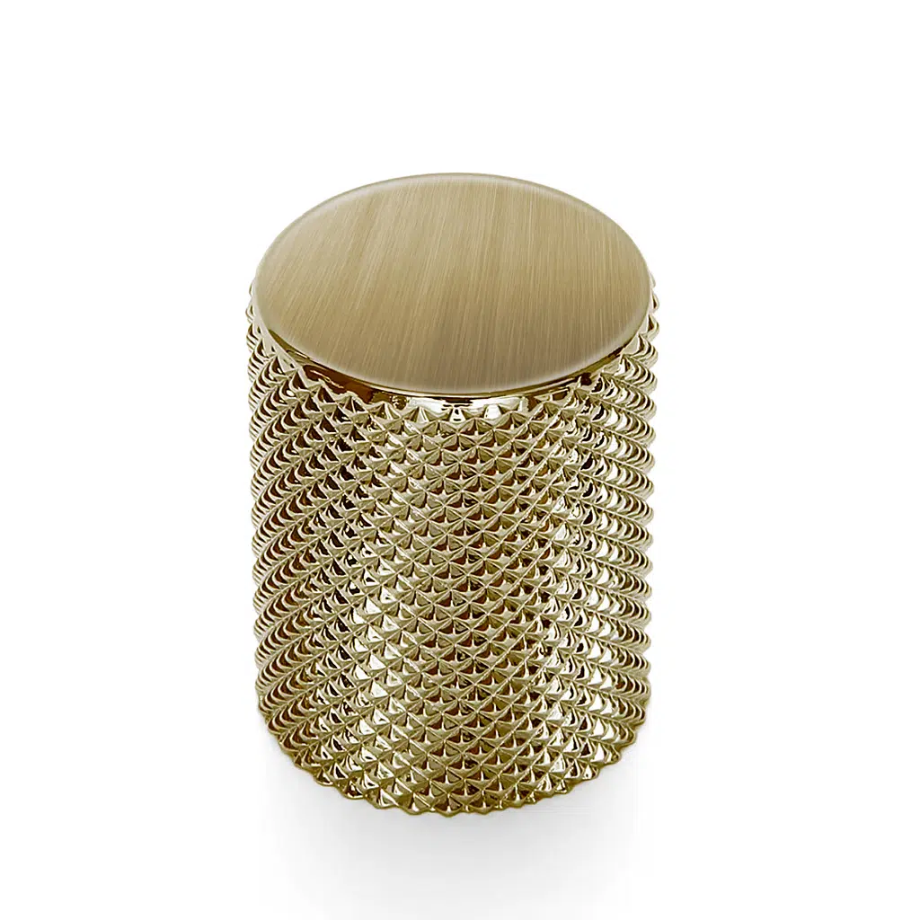 Puxador Gold Escovado para Móvel Ponto Bali Granado Zen Design