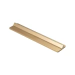Puxador Portas e Gavetas Traso 128mm Dourado Matte Zen Design