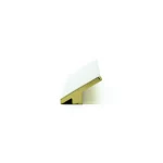 Puxador Portas e Gavetas Traso 128mm Gold Brilhante Zen Design