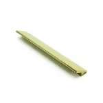 Puxador Portas e Gavetas Traso 128mm Gold Brilhante Zen Design