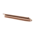 Puxador Portas e Gavetas Traso 128mm Rose Escovado Zen Design