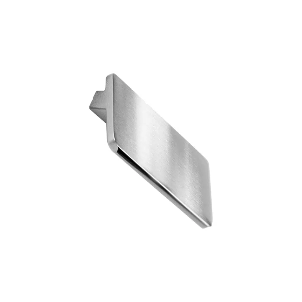 Puxador Portas e Gavetas Traso 32mm Cromo Escovado Zen Design