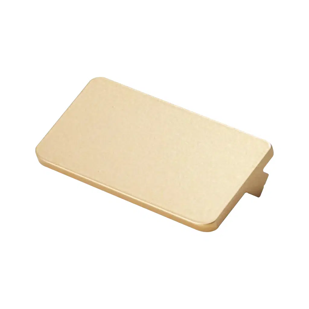 Puxador Portas e Gavetas Traso 32mm Dourado Zen Design